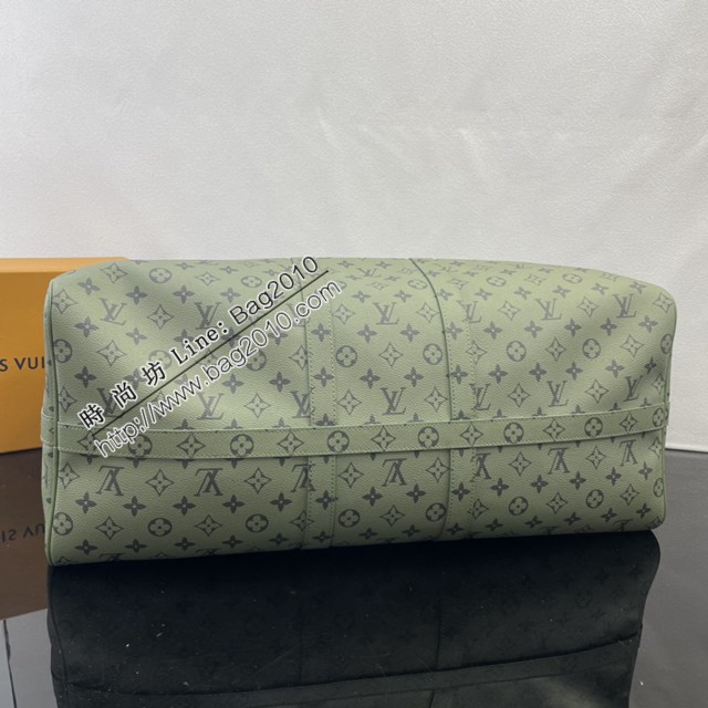 LV路易威登2023专柜新款M23963 Monogram Tones系列Keepall Bandoulière 45旅行袋 ydh5308